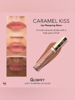 LipSense Caramel Kiss Nude-Caramel Lip Plumping Gloss